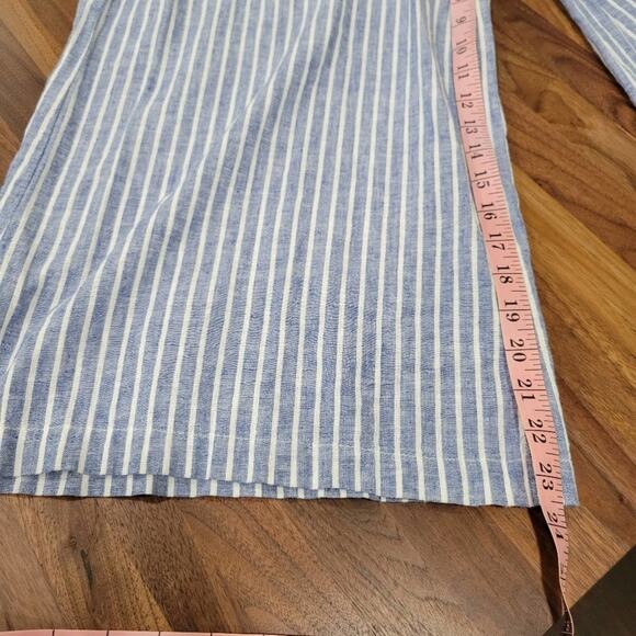 Gianni Bini Blue and White Striped Jumpsuit - Picture 2 of 10